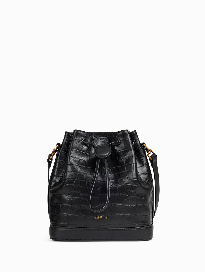 Norah Sac A Main Noir Nat Et Nin Norah Sac Seau En Cuir Pour