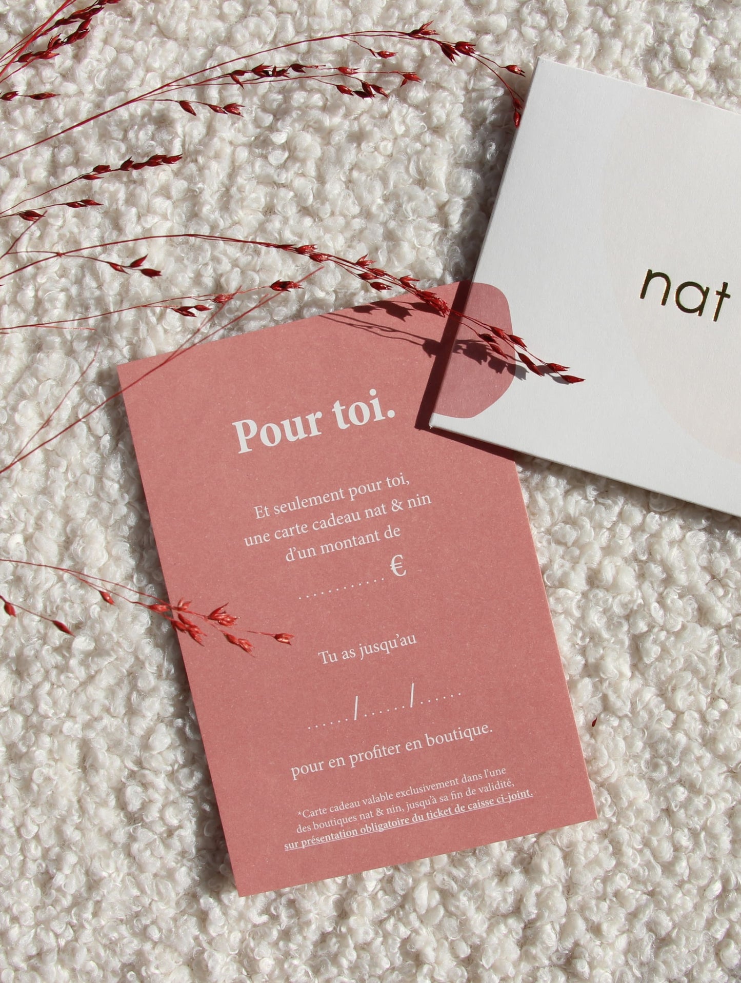 E-carte cadeau Gift Cards Nat & Nin - eShop 50 €  