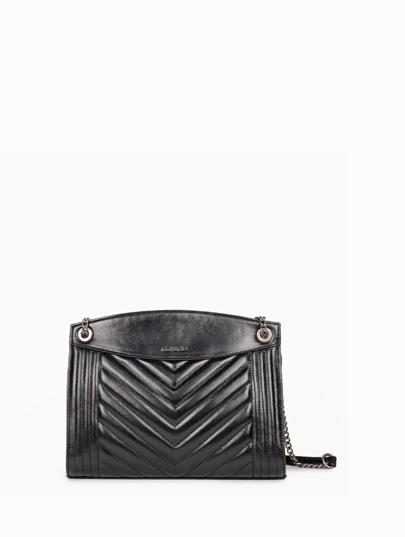 Simone Sac epaule en cuir matelasse Affichez un look raffine nat nin