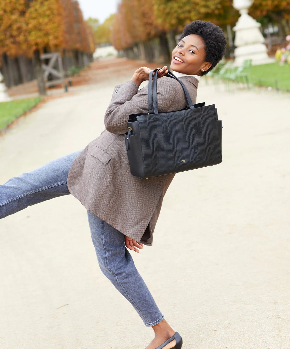 Nos sacs en cuir à imprimé animalier