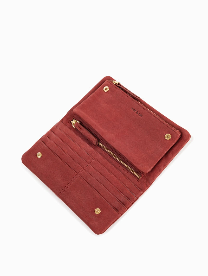 Ally Portefeuille femme en cuir perfor Adoptez le. Nat Nin