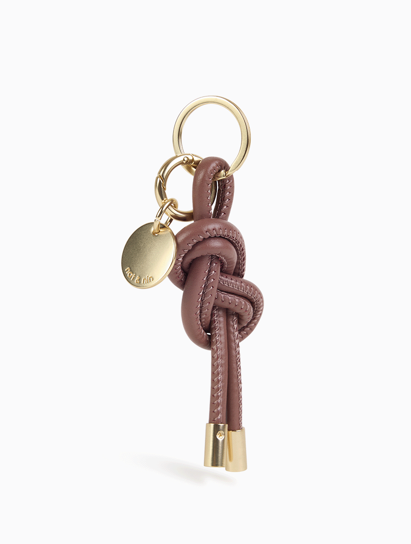 Charms noeud nat-nin Bois de rose