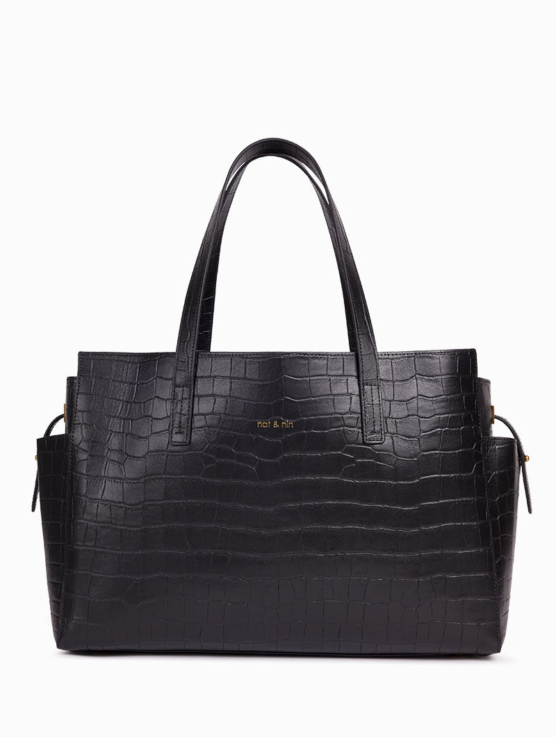 Dakota  nat-nin Croc noir  