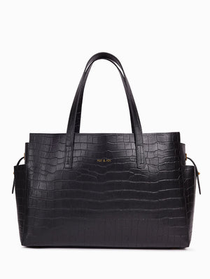 Dakota  nat-nin Croc noir  