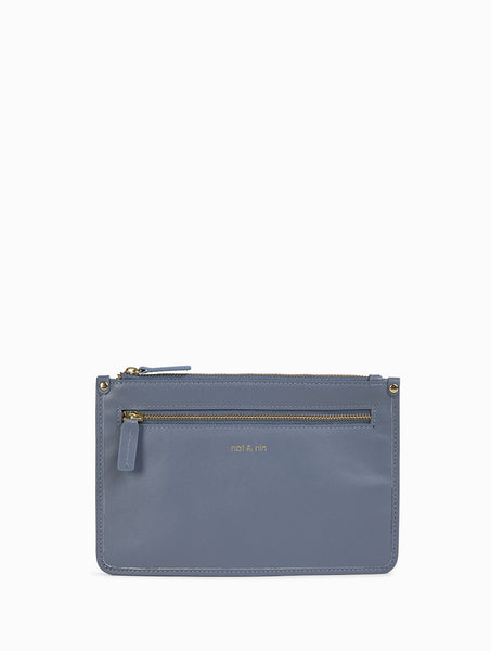 Elise L | Simple and practical leather clutch – nat & nin