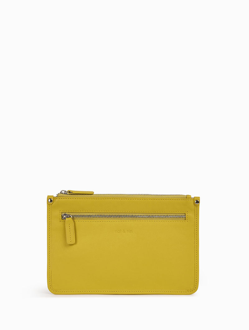 Elise L | Simple and practical leather clutch – nat & nin