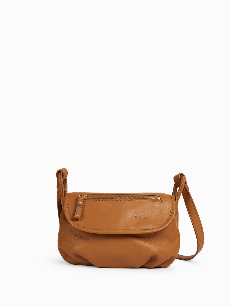 JENNY Bandolera mujer piel, compartimentos nat nin