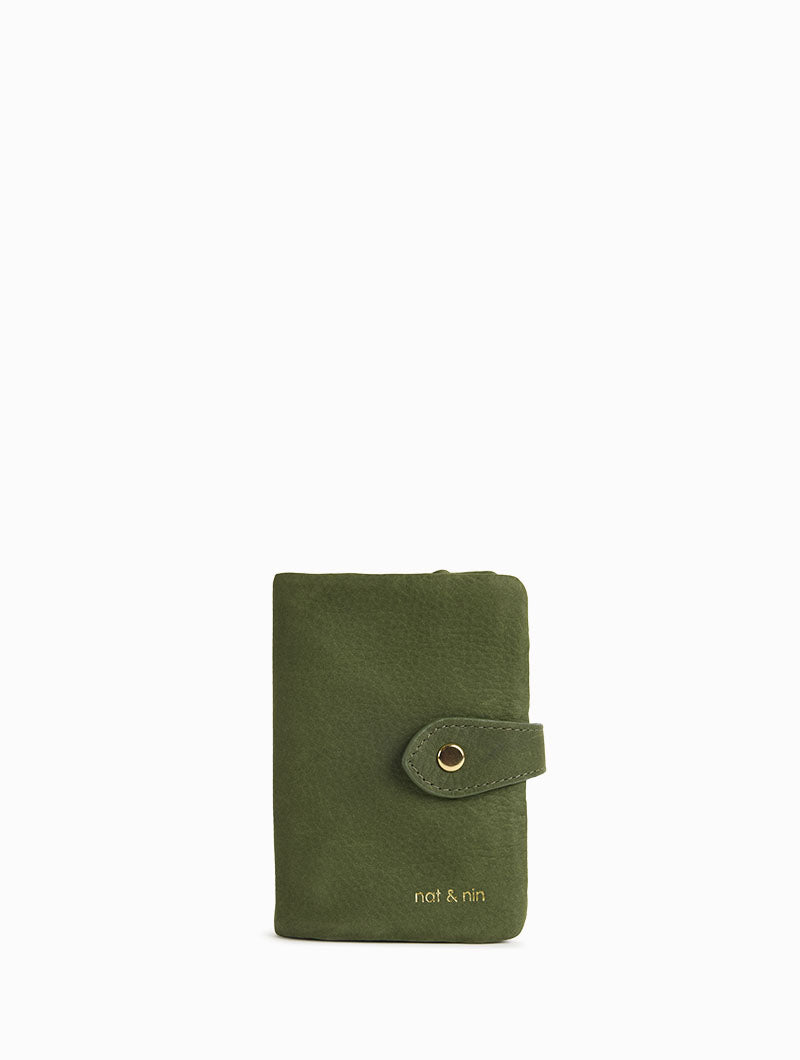 JOYCE - Women's leather purse card holder - nat & nin