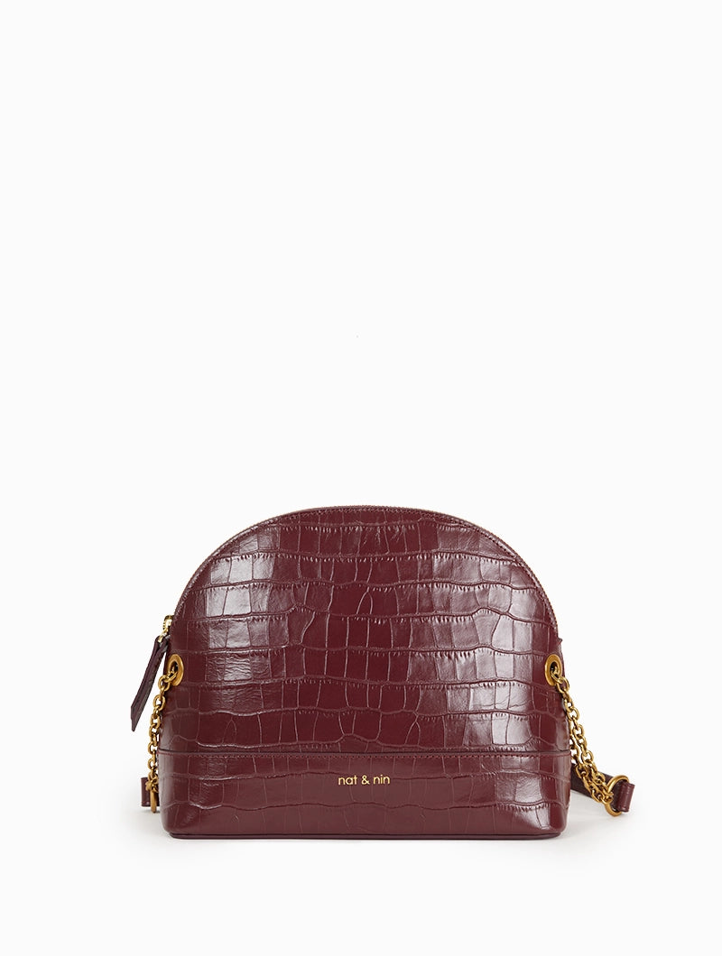 Juliet nat-nin Croc bordeaux