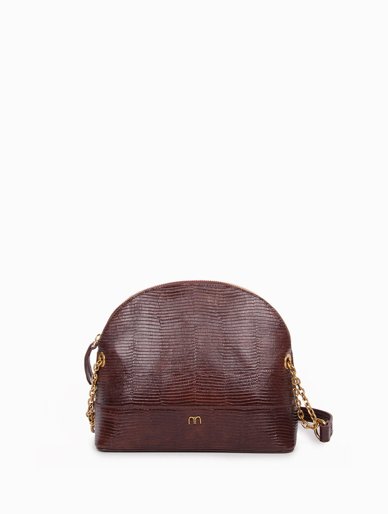 Juliet - Printed leather bag for women - nat & nin