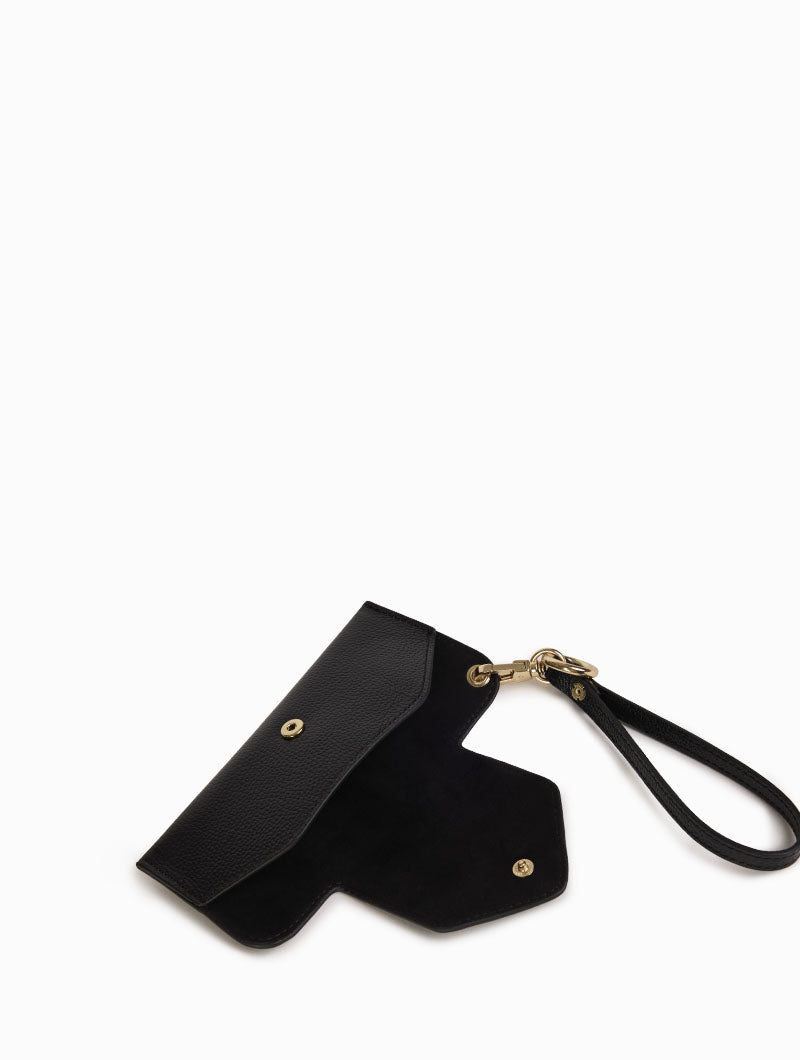 Croissant - Smooth leather croissant keyring – nat & nin