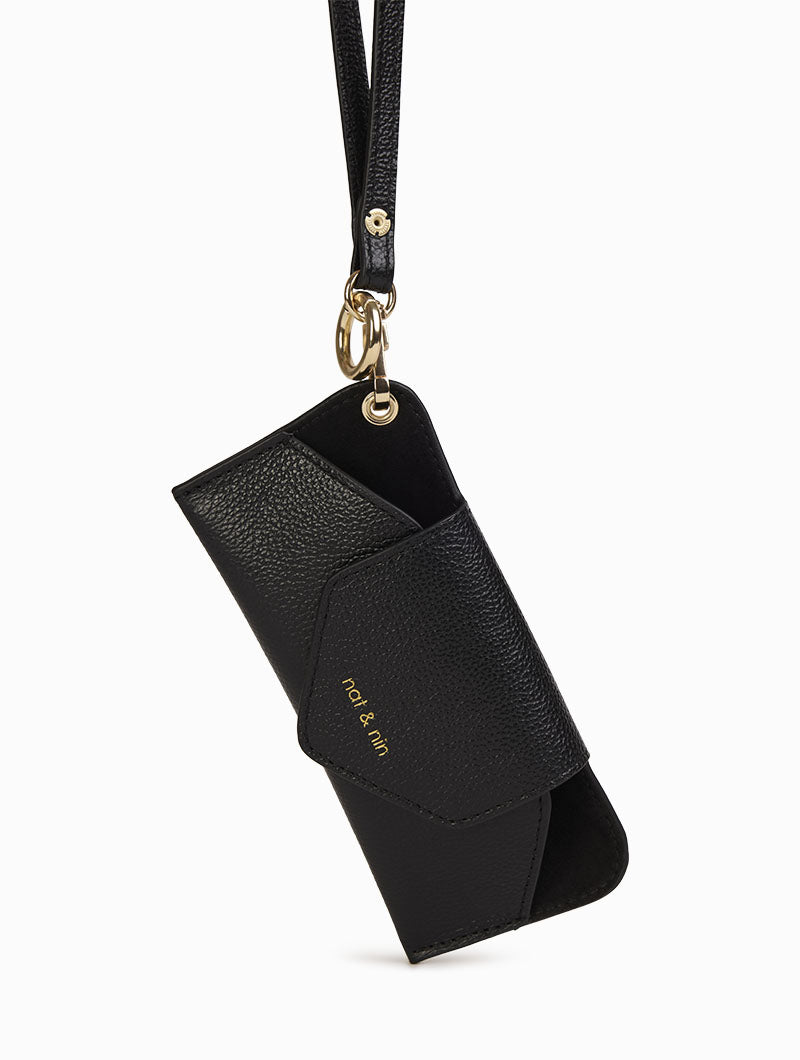 Croissant - Smooth leather croissant keyring – nat & nin