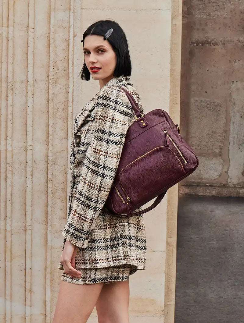 MACY Sac pour femme adapte au format A4 avec bandouliere. A saisir nat nin