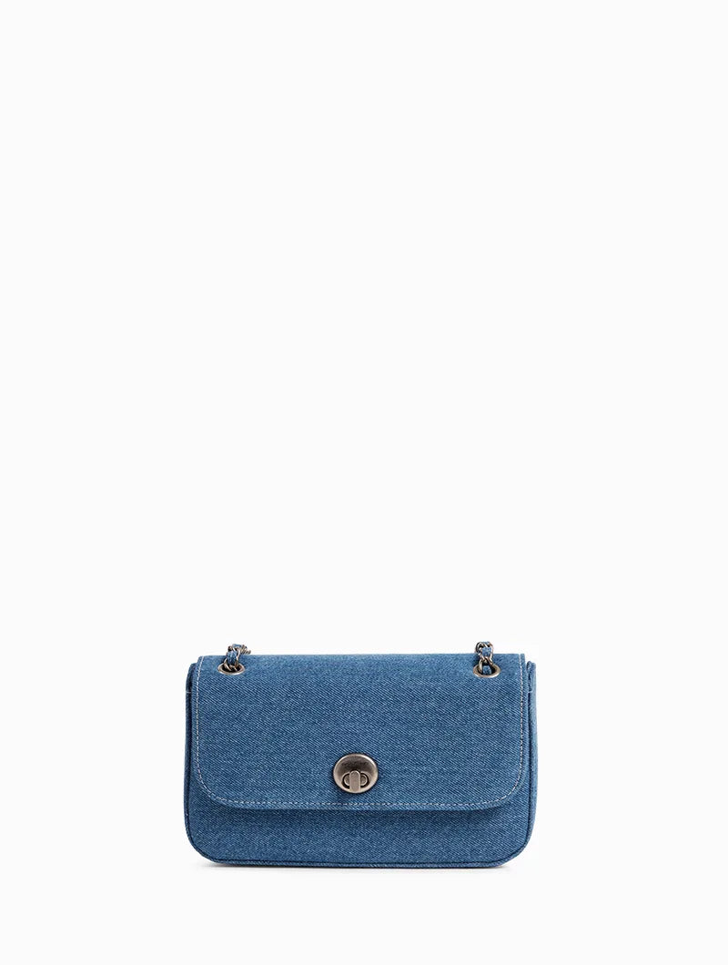 Mini Grace Denim, iconic and timeless chain bag – nat & nin