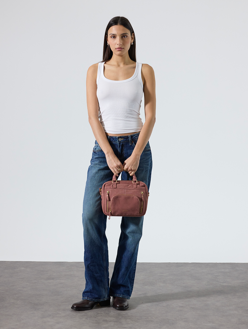 Mini Macy - bolso icónico de piel - nat & nin – nat & nin Mini Macy - bolso icónico de piel - nat & nin – nat & nin