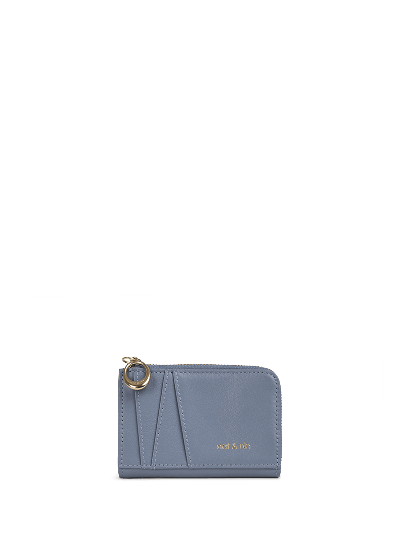 Porte-cartes Femme Vert En Cuir - Mince Et Léger - Portefeuille Compact Pour Quelques Cartes - 11