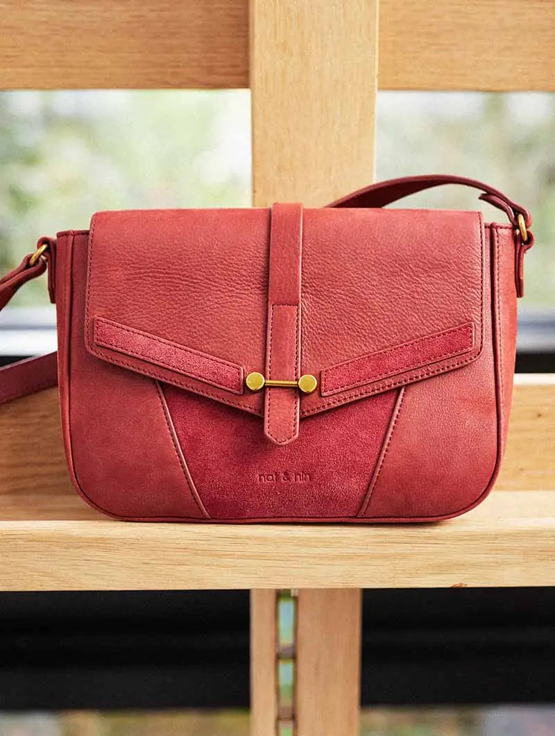 Paola leather messenger bag for women Nat Nin nat nin