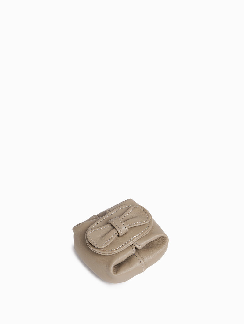 Sweetie - Bourse en cuir avec nœud - nat & nin