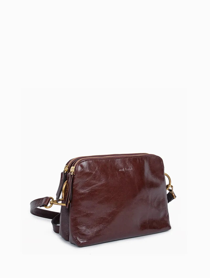Nael Leather bag with double compartments Nat et Nin nat nin