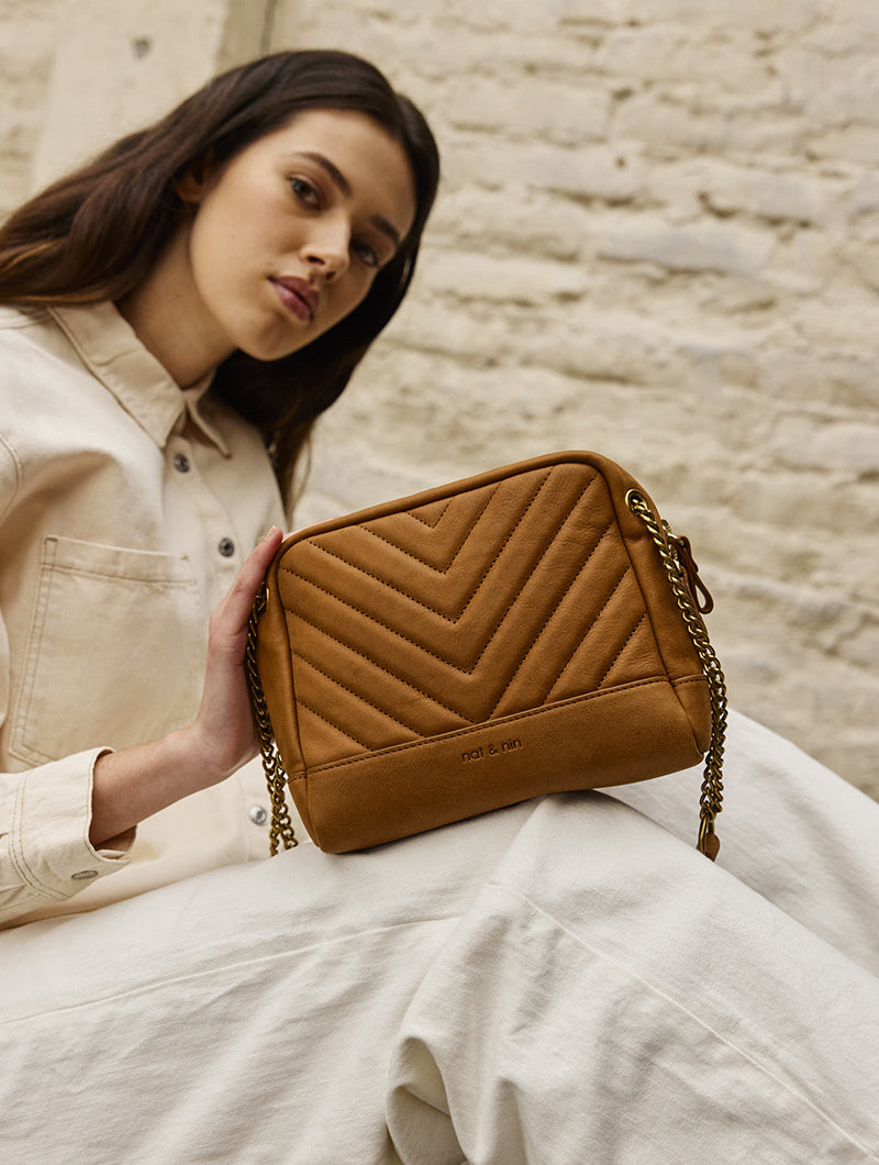 Rio Sac besace en cuir porte epaule Ajoutez du caractere a votre tenue Nat Nin