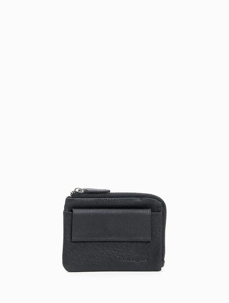 2 Porte-Cartes Slim Avec Poche Zippée - Mini Portefeuille - Cadeau Femme/Homme