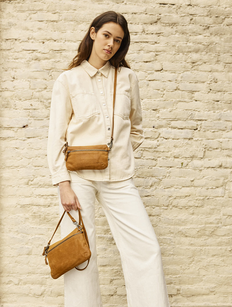 Vicky 2 Petit sac pochette en cuir Soyez pratique sans